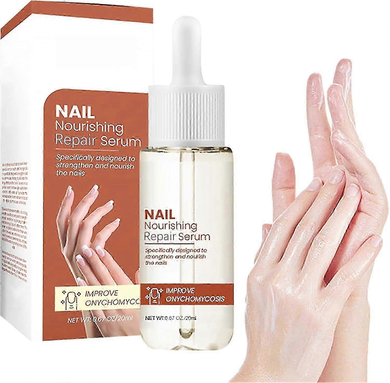 Nail Strengthening Polish, 20ml Nail Strengthening Treatment Polish For Weak And Flaking Nails, Nail Strengthening Hardener Polish