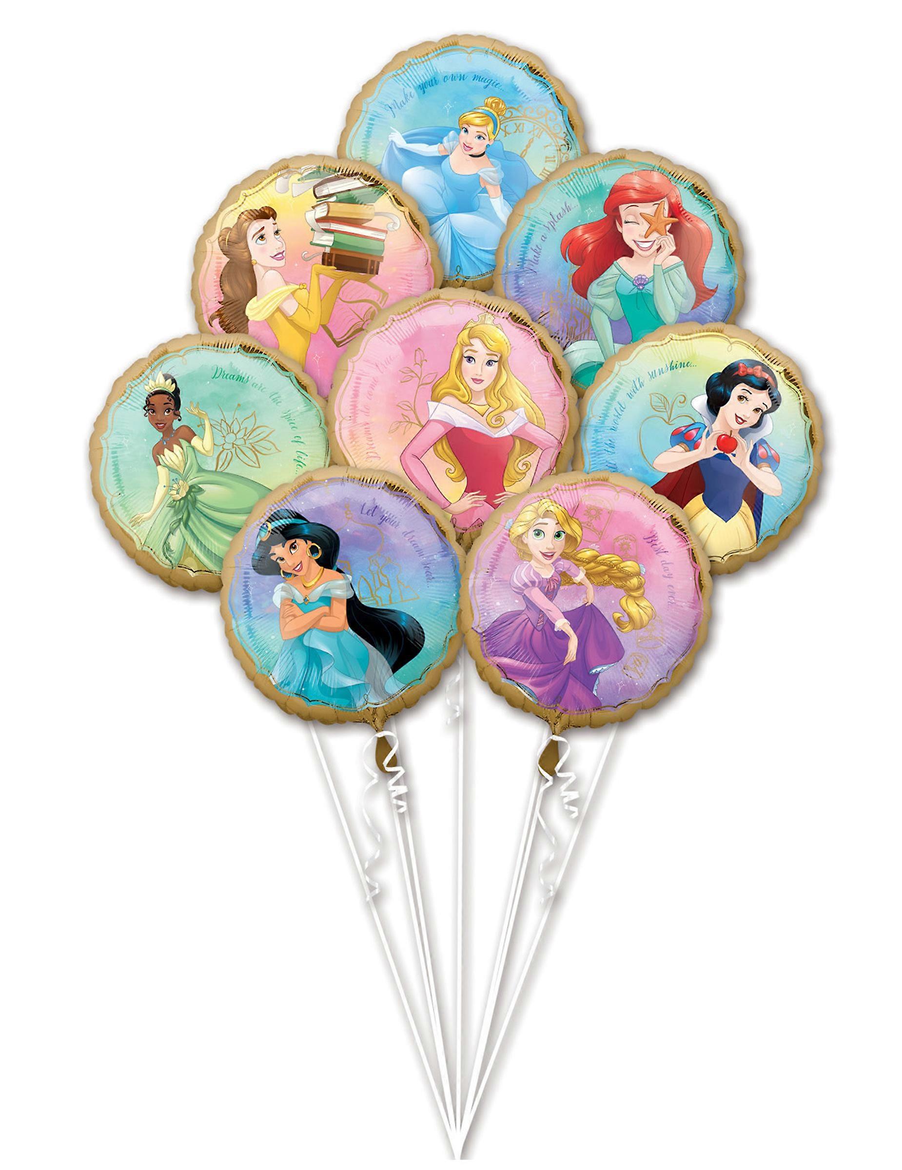 Bouquet of 8 Disney Princess foil balloons