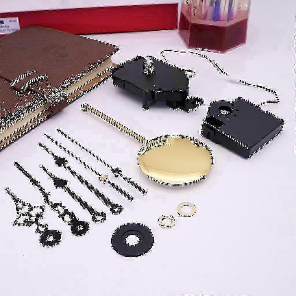 DIY Clock Repair Kit - Quartz Movement 17mm Shaft with Pendulum and Hands 2025