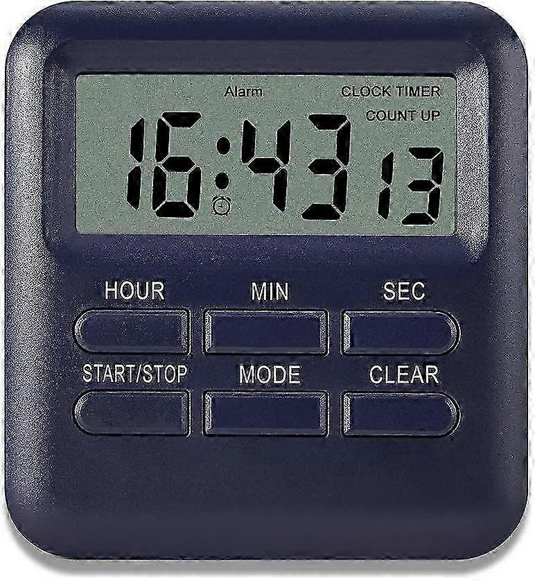 Digital Timer with 3 in 1 Clock/Alarm Clock Function, Magnetic Kitchen Timer, Countdown Stopwatch 2025