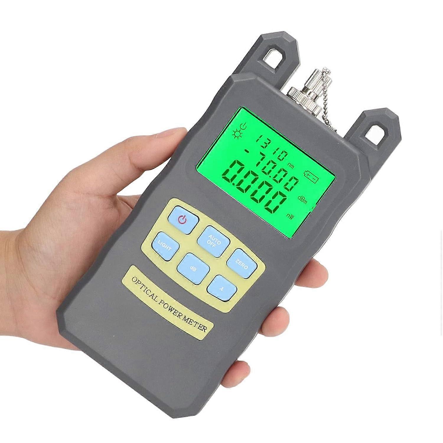 Optical Power Meter 2.5mm SC Connector Portable Tester 7 Wavelengths Range 70 to 10 dB Optical Measurement Tool