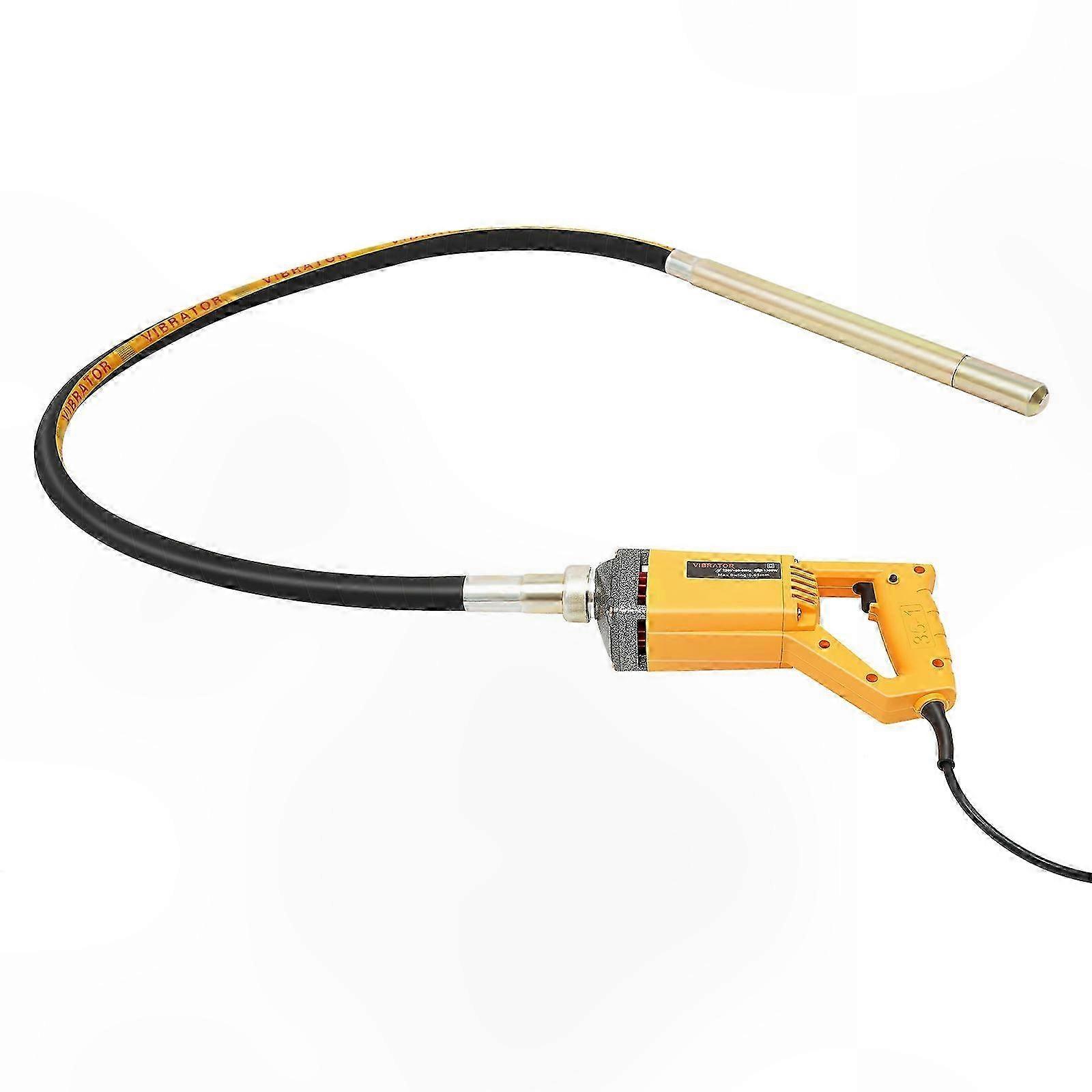 Δονητής σκυροδέματος υψηλής ισχύος, 4300RPM, άξονας 2m, άνετη λαβή, αθόρυβη λειτουργία, ιδανικό για κατασκευή, αποτελεσματική αφαίρεση φυσαλίδων αέρα