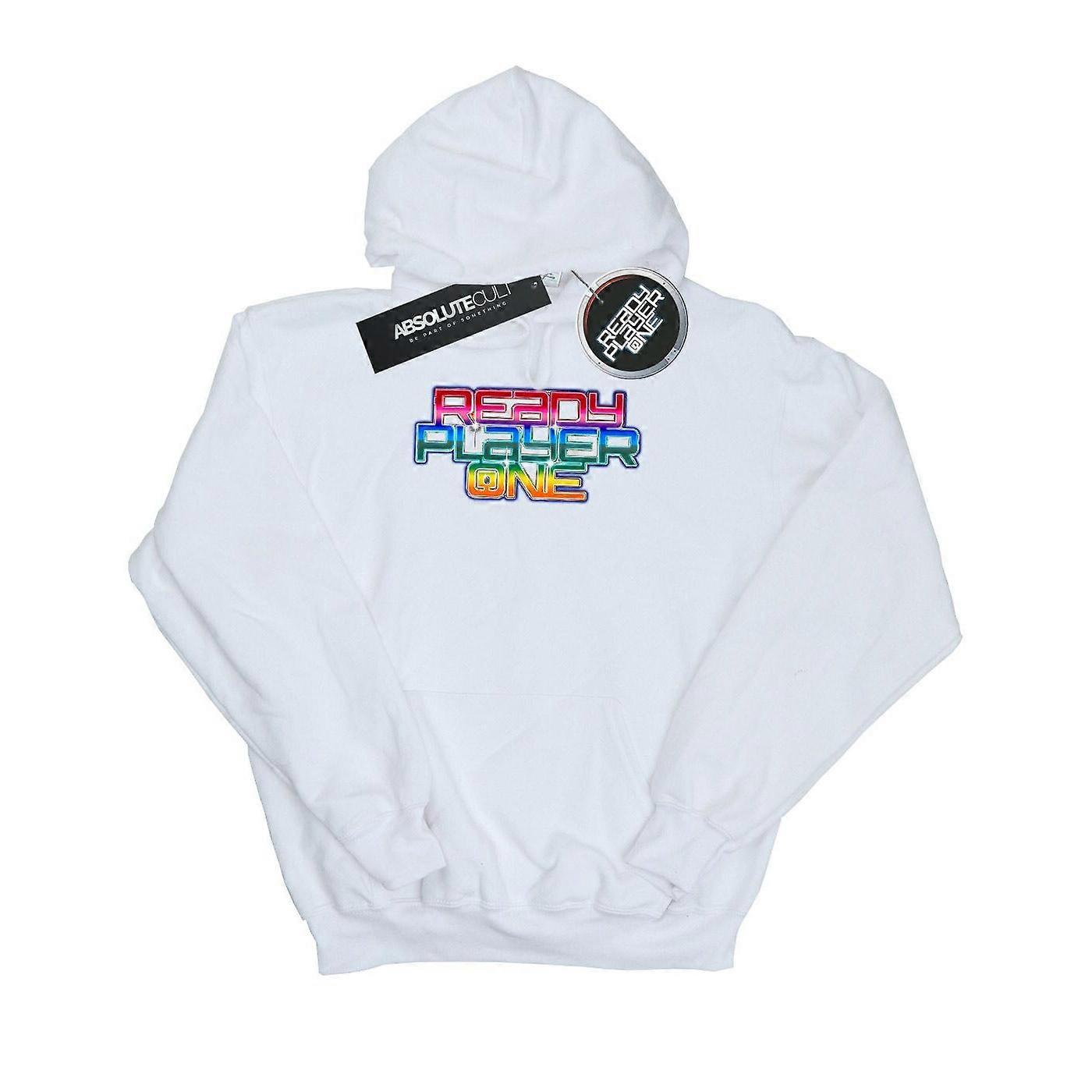 Ready Player One Herren Regenbogen Logo Hoodie