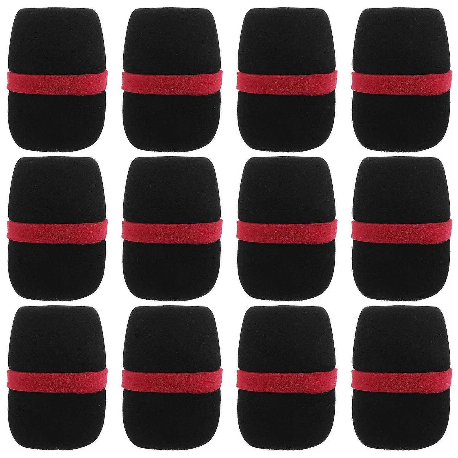 Mic Cover Handheld for Noise Reduction 12Pcs Microphone Sponge Windshield Covers