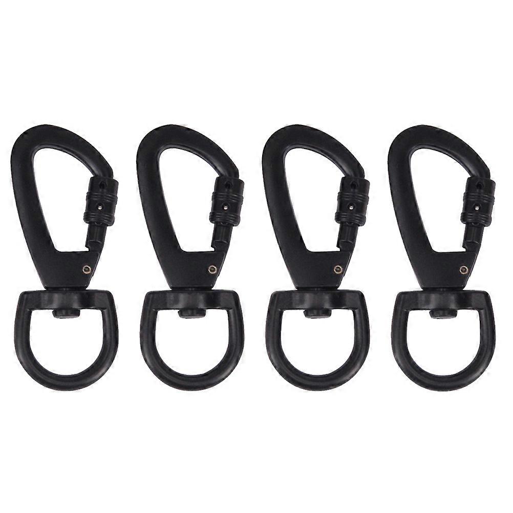 Zinc Alloy Rotating Dog Buckles Key Chains Snap Hook for DIY 4Pcs