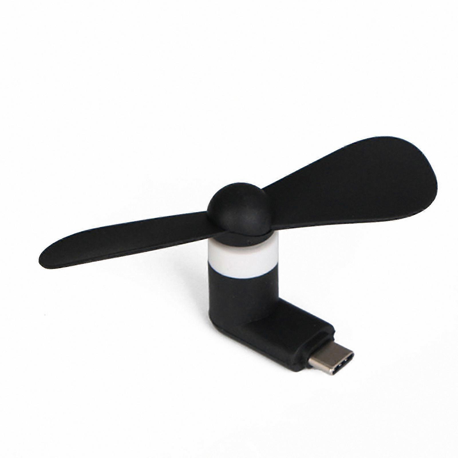 Portable Mini Fan for Outdoor Use, USB Type C Cooling Accessory for Android Devices, Summer Gadget