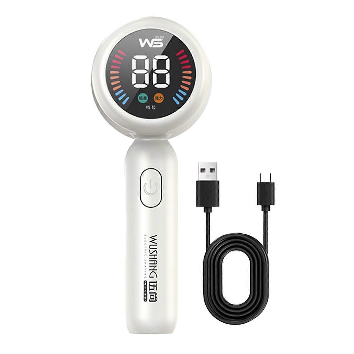 Fabric Shaver Clothes Lint Remover USB Rechargeable White