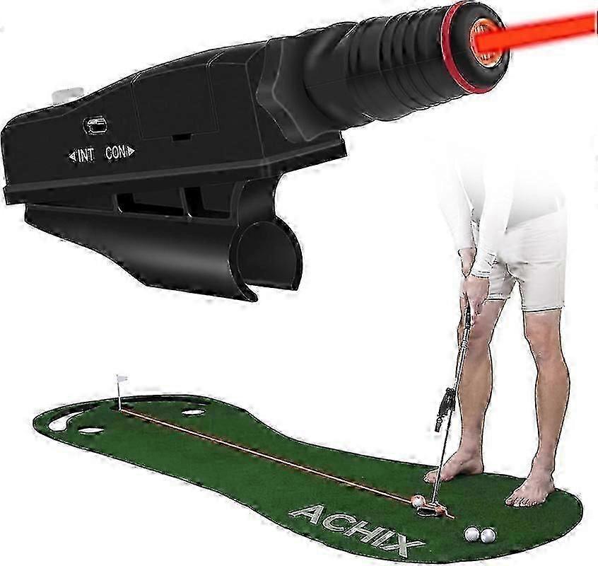 Golf Laser Putting Training Aid with Two Modes, Laser Putt Trainer for Alignment Tool