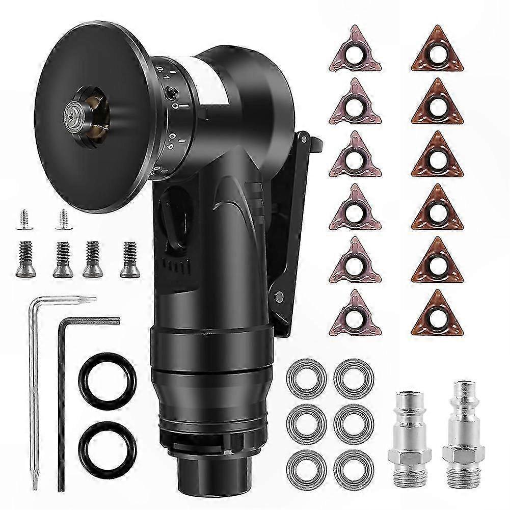 45 Degree Air-Powered Edge Beveler Kit for Metal Deburring and Trimming