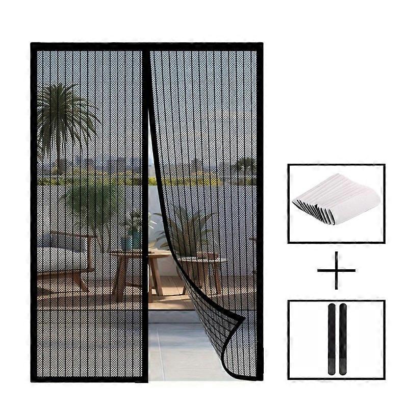 8 Sizes Summer Magnetic Screen Door Curtain  Anti Mosquito Net Fly Insect Screen Mesh Automatic Closing Door Kitchen Curtain