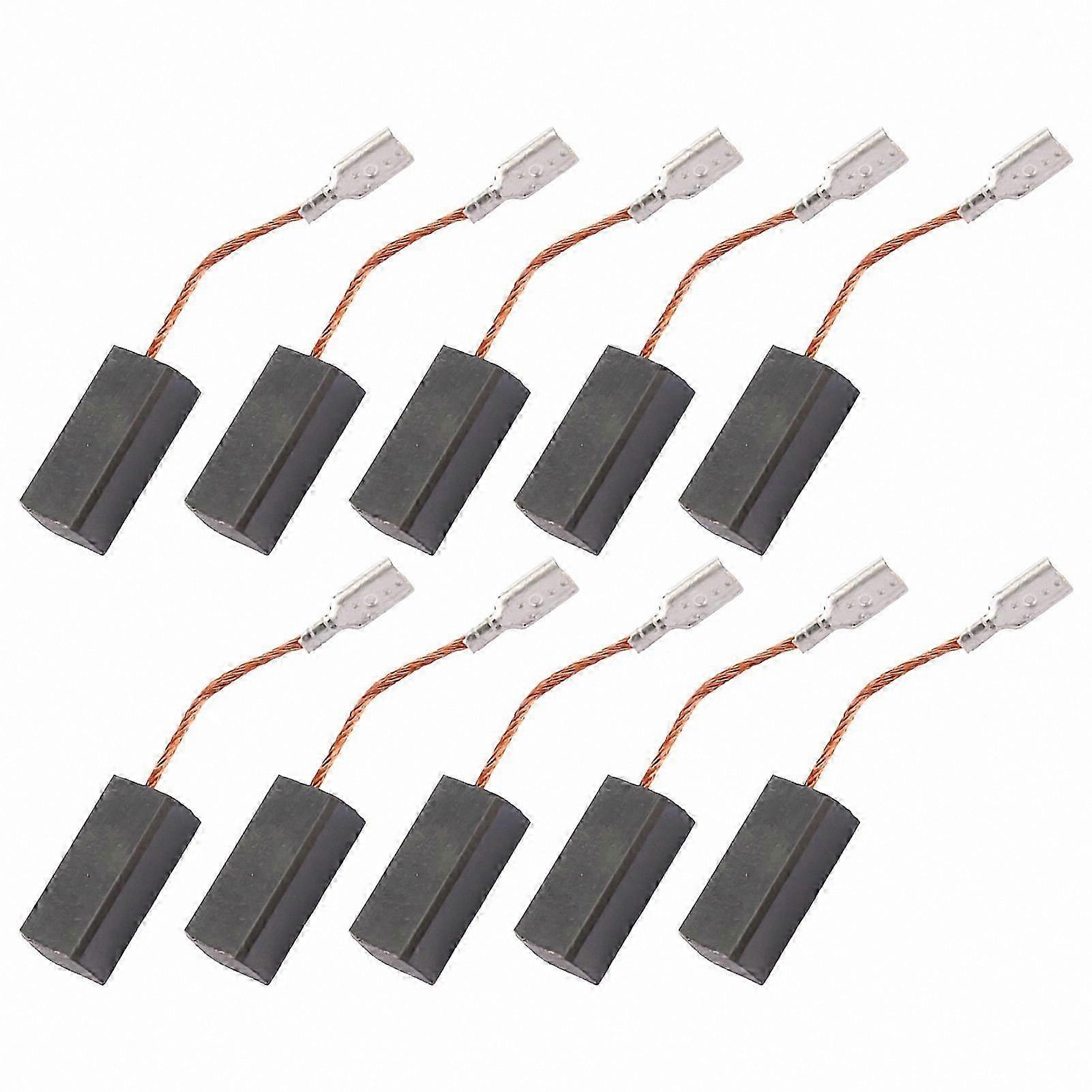 10pcs Carbon Brushes for Angle Grinders Replacement Parts