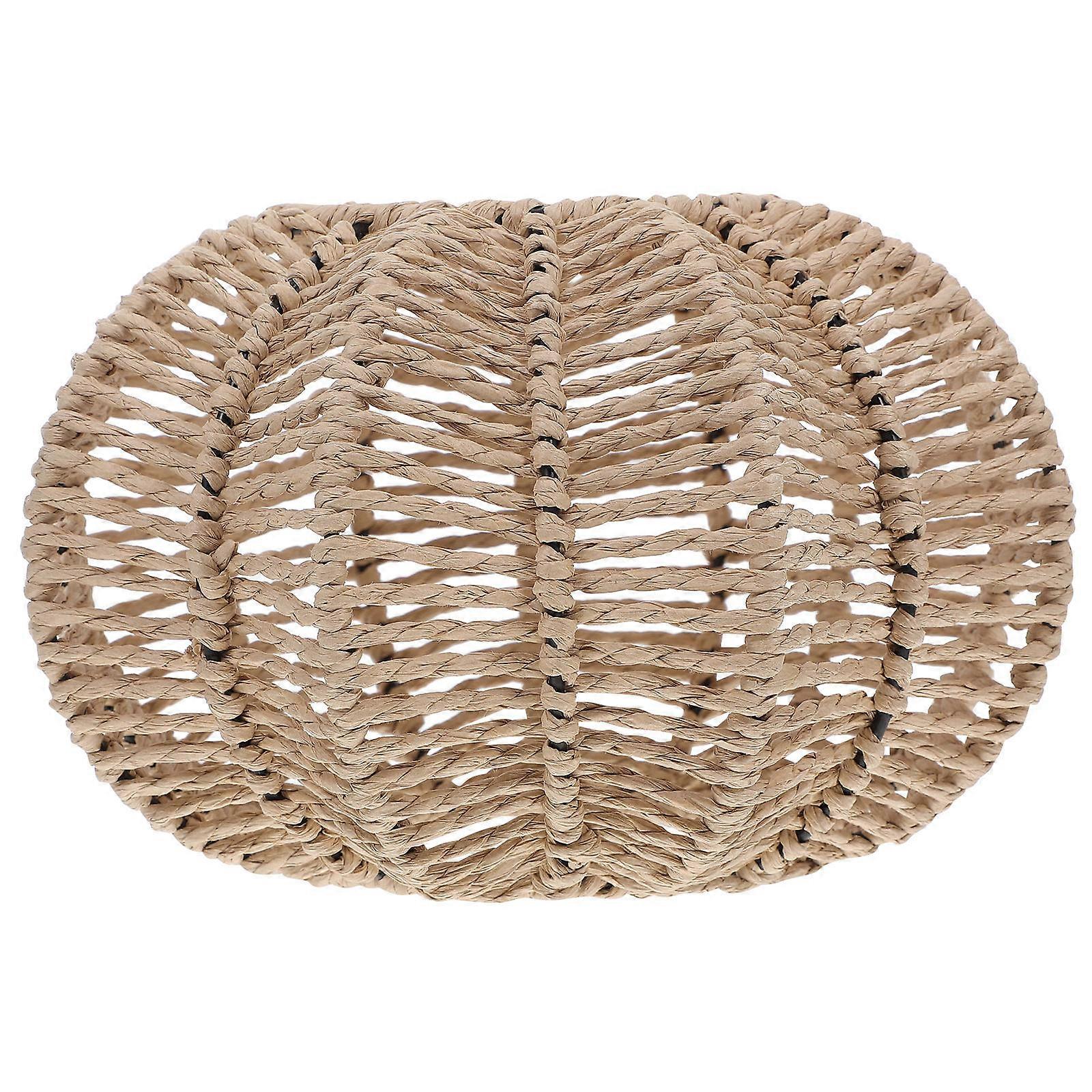 Boho Light Shades Ceiling Light Shade with Handwoven Paper Rope 3Pcs Pendant