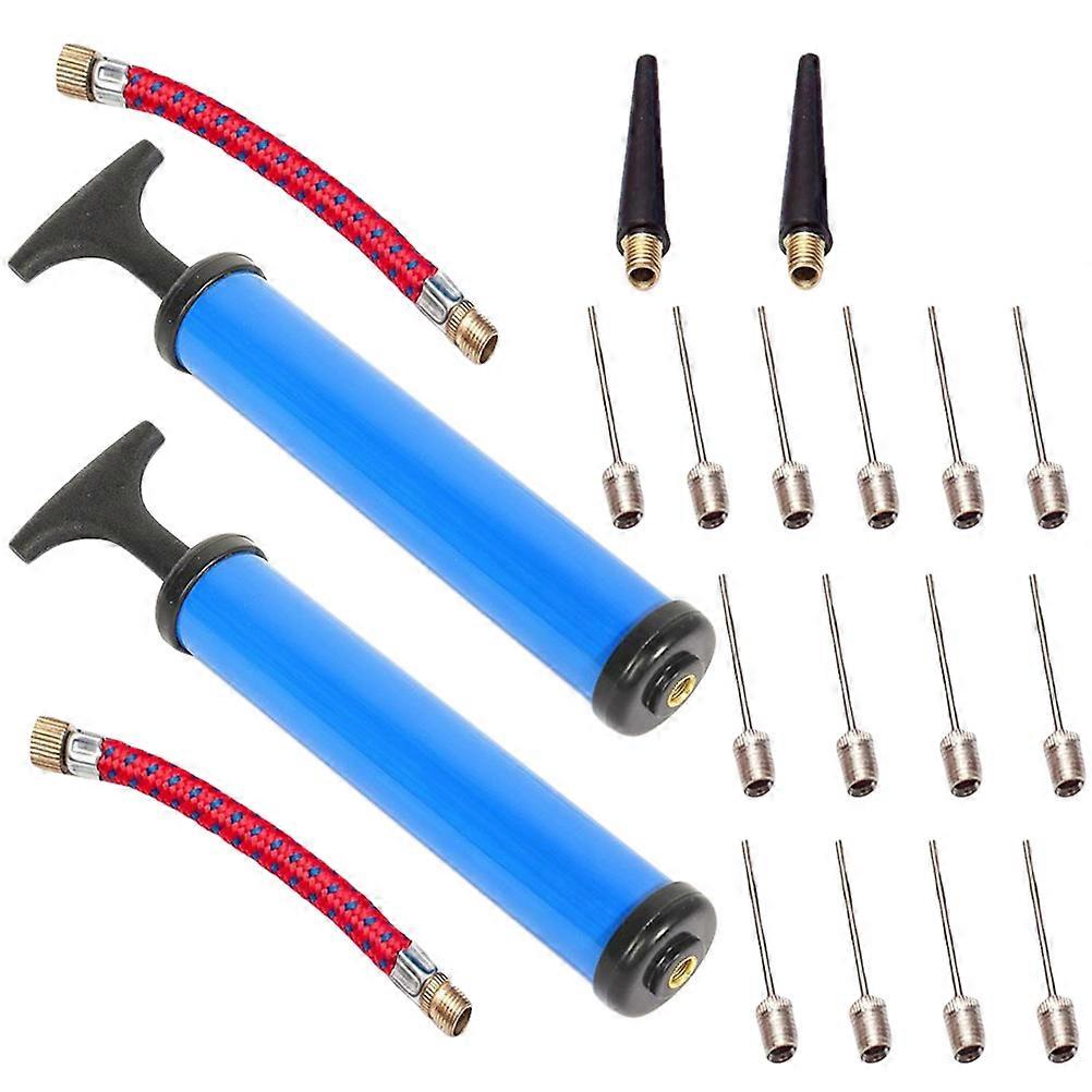 Daily Use Basketball Pump Set with 10 Convenient Inflation Tools