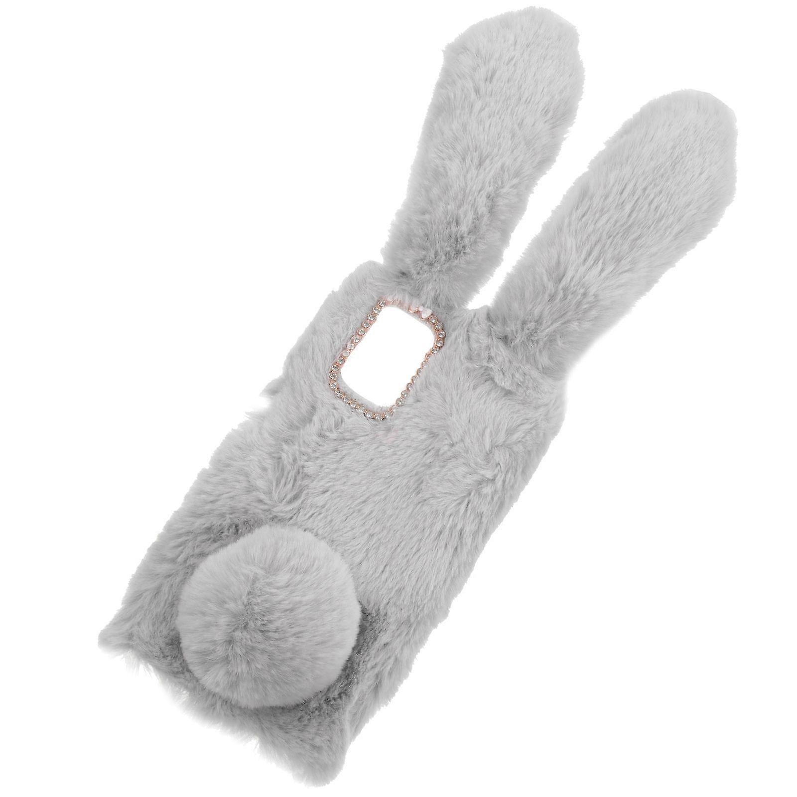 Smartphone Shell Plush Rabbit Cover for Protection Compatible with Moto G Stylus