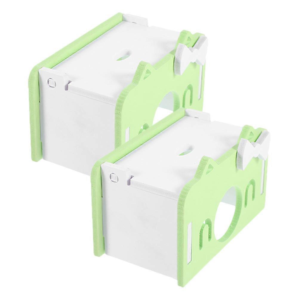 Plastic Hamster Hideouts Houses for Pet Use 8Pcs Safe PVC Material