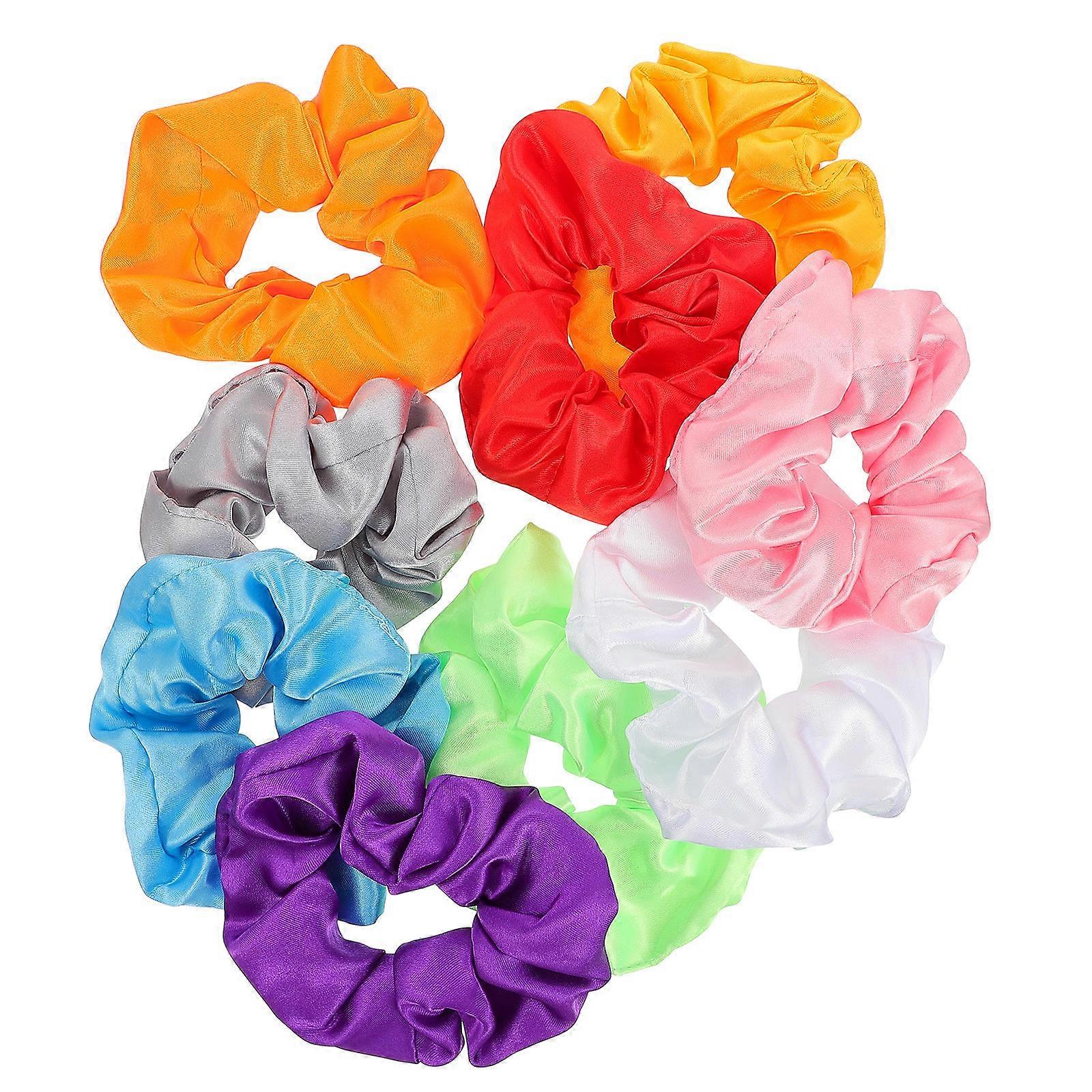 Luminous Hair Ties for Women Party Halloween LED Hair Bands 18Pcs