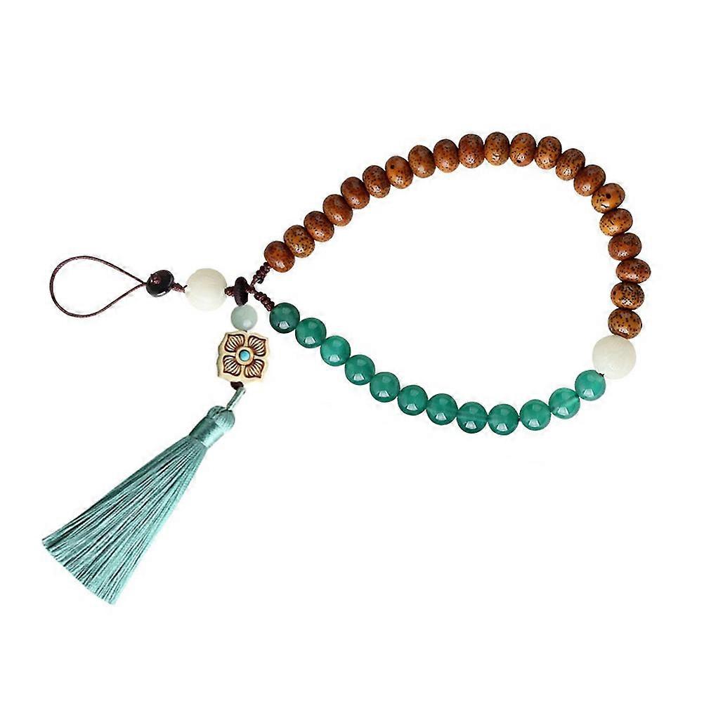 2Pcs Phone Decorative Rope Bodhi Beads Lanyard For Keys Camera Car Mirror Daily Use Decoration