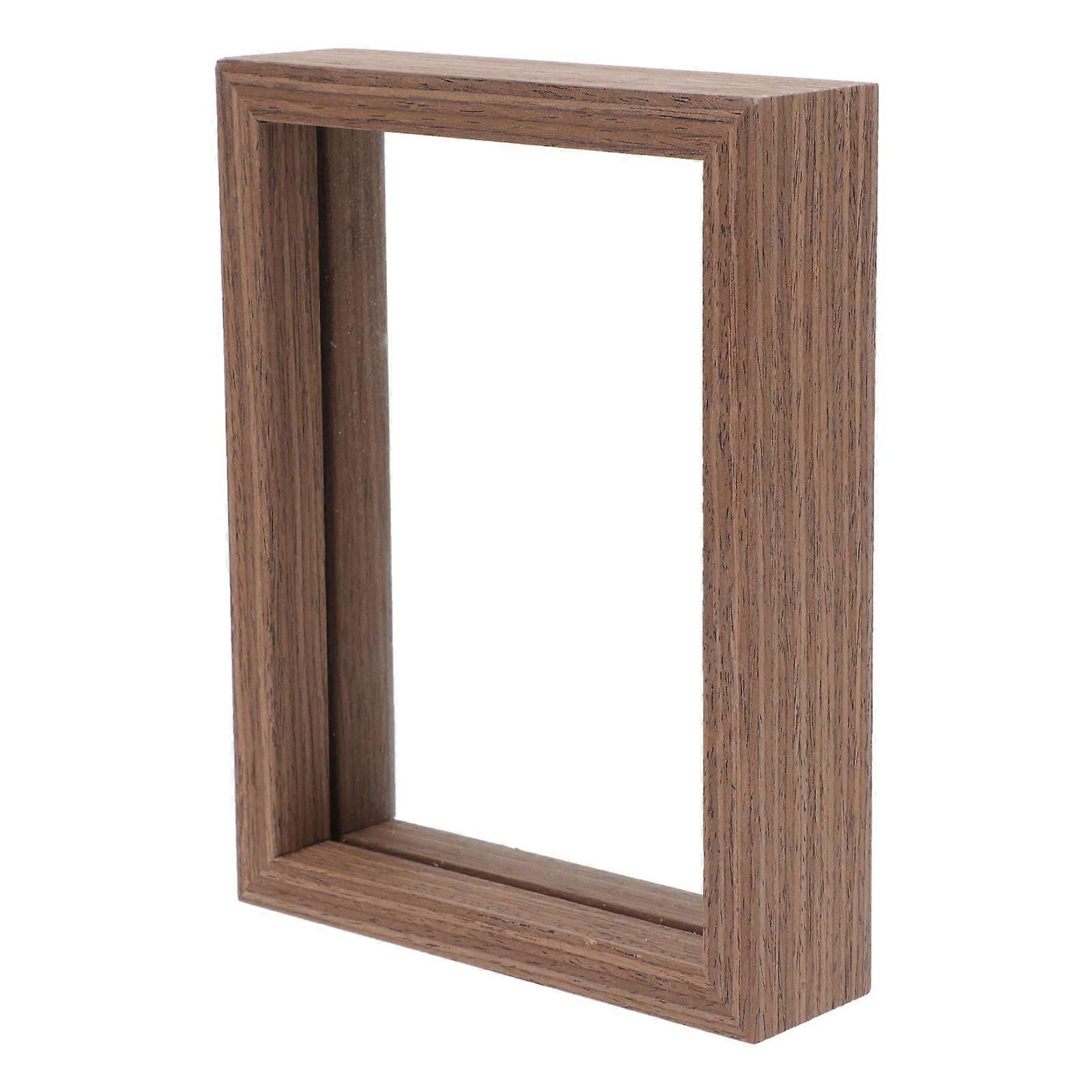 Wooden Photo Frame for Display 2Pcs Creative Desktop Photo Frames