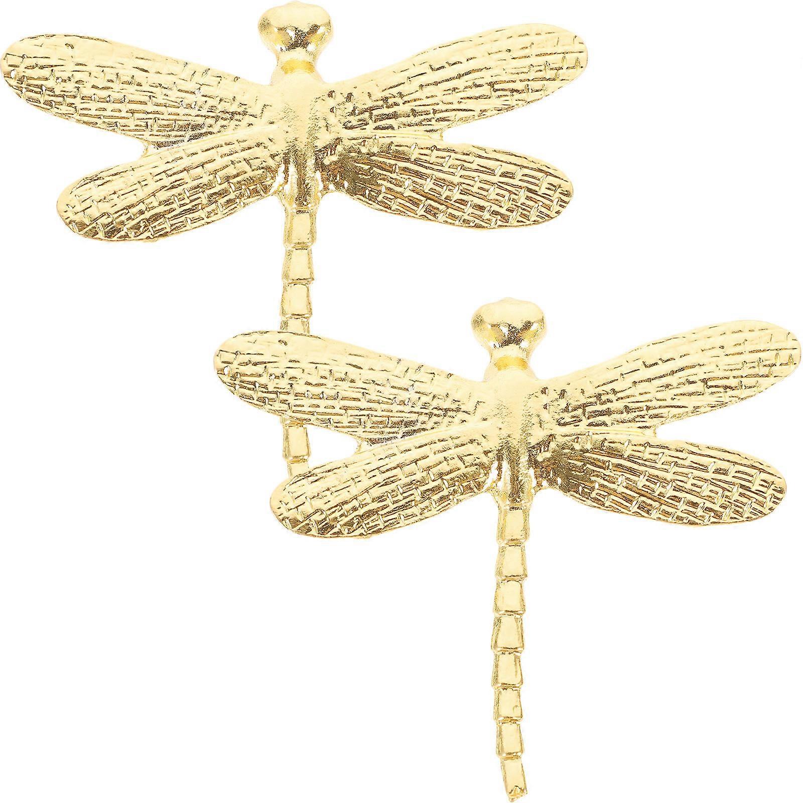 Cabinet Knobs Dragonfly Design Decorative Door Pulls for Home Use 6Pcs