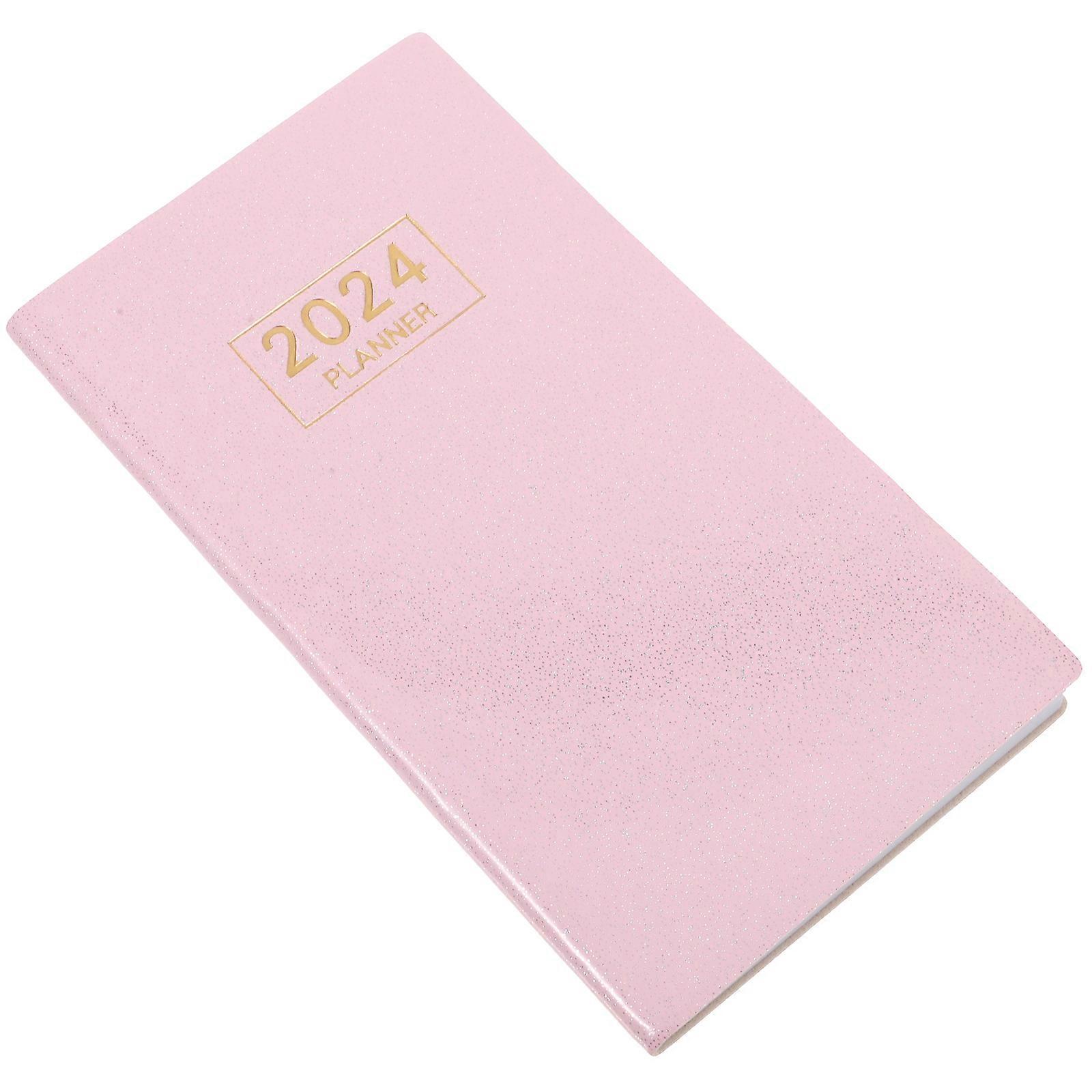 Delicate Pink Planner Notepad for Daily Use 4Pcs Office Schedule Notebook