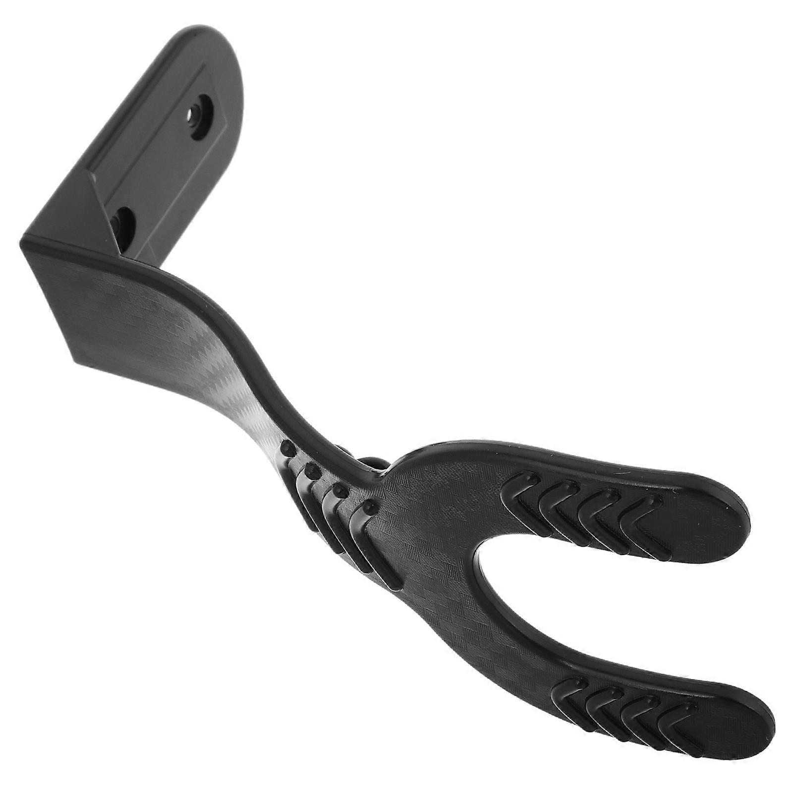 Motorcycle Storage Rack Wall-Mounted Holder for 2Pcs Black Plastic