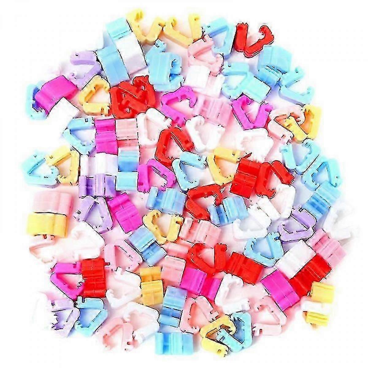 400pcsカラフルなバルーンクリップ装飾的なバルーンシーリングクランプクリスマス誕生日の結婚式(ランダムカラー)