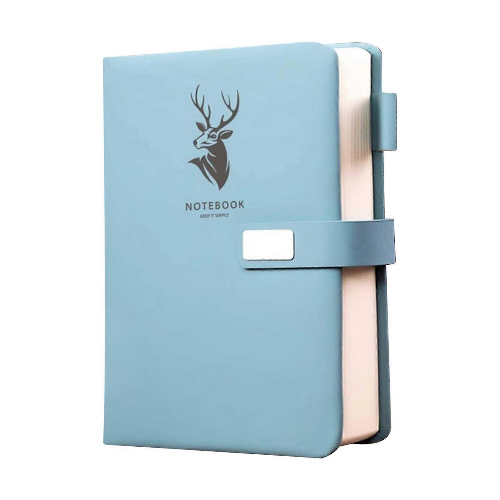 Business Notebook Thick A5 Leather Journal Deluxe Office Notepad Notebook Meeting Notes Book Large-sized Work Diary