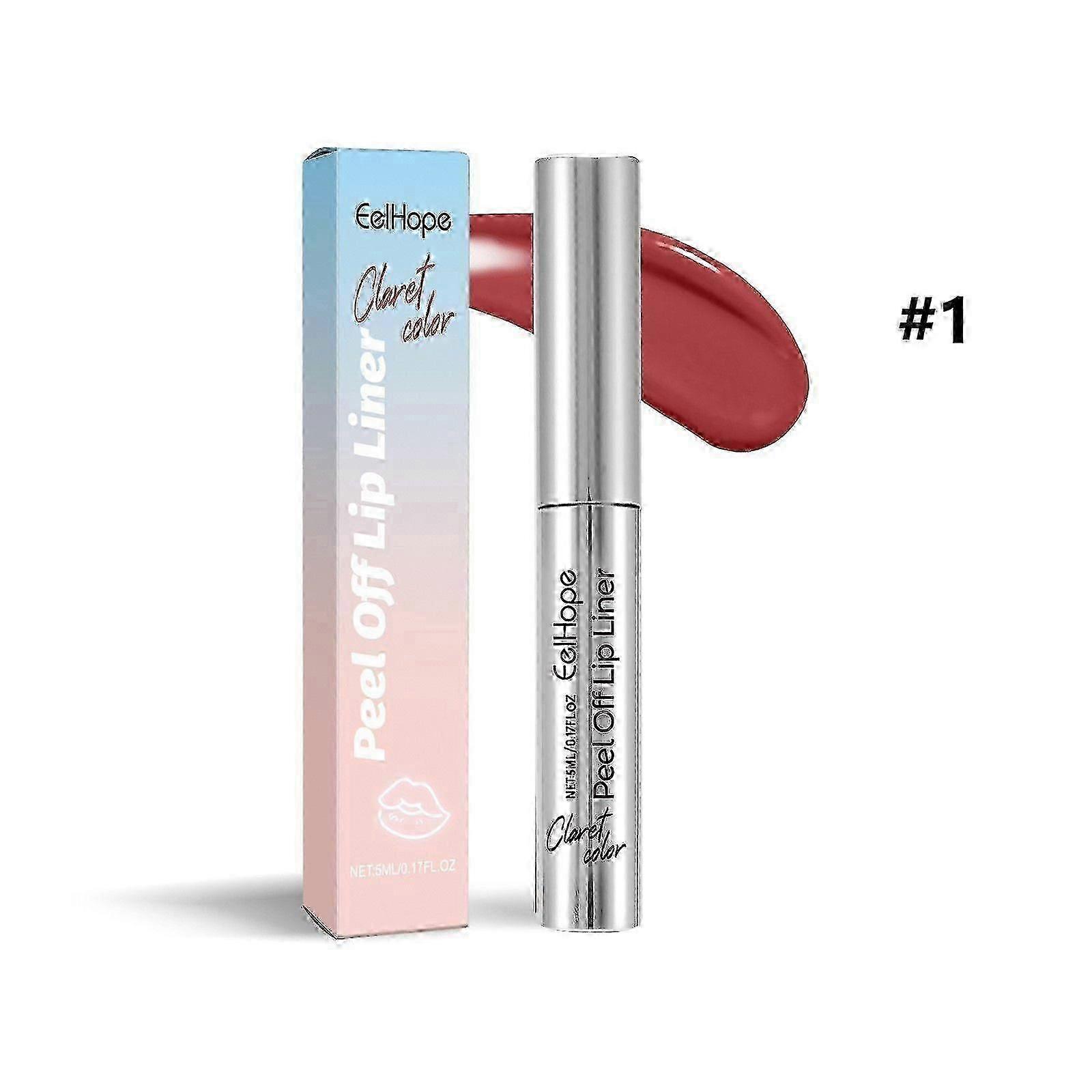 Läppfärg, Peel Off läppfärg, läppfärgningsfärg, Peel off läppennafärg, 3 färger läppfärg Peel off färg tatueringsfärg vattenfast långvarig, ingen smet