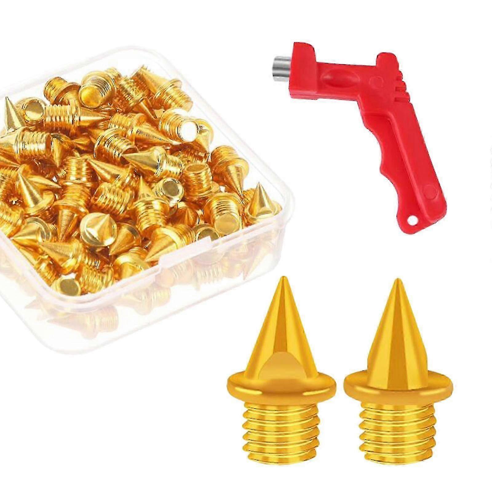 60 kusů Track Shoe Spikes Track and Field Běžecké hroty pro sport Dospělí Red