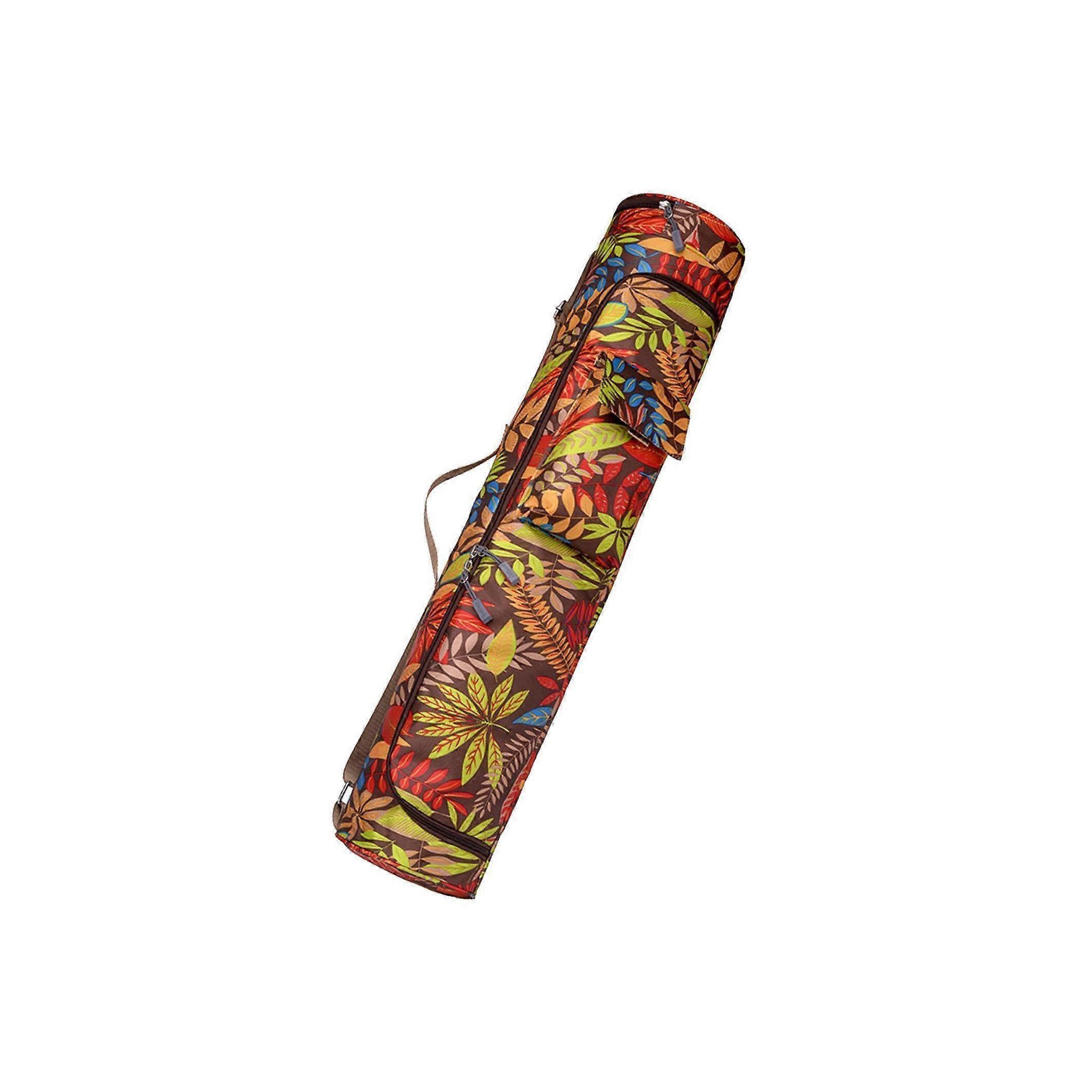 Yoga Mat Bag Polyester Backpack For Pilates Lightweight Green Easy To Clean Durable Protective