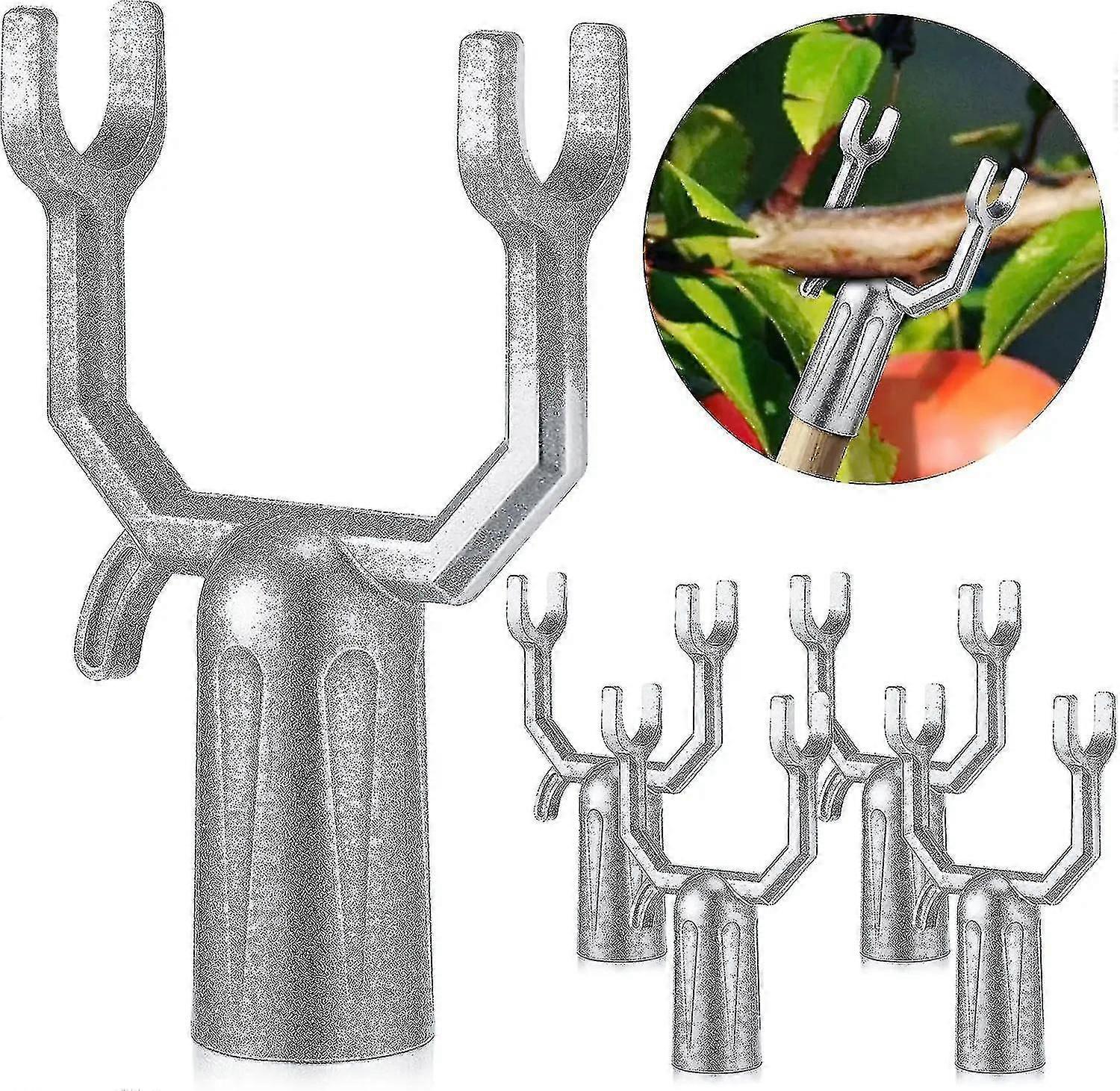 6 Pcs Metal Tree Branch Support, Tree Brace Branch Crutch Tree Straightening Kit For Vineyards, Orchards