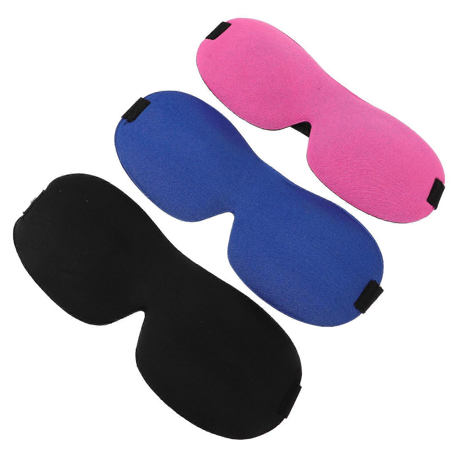 Assorted Color 3D Sleeping Masks Eye Patches for Sleeping Use 9Pcs Pack