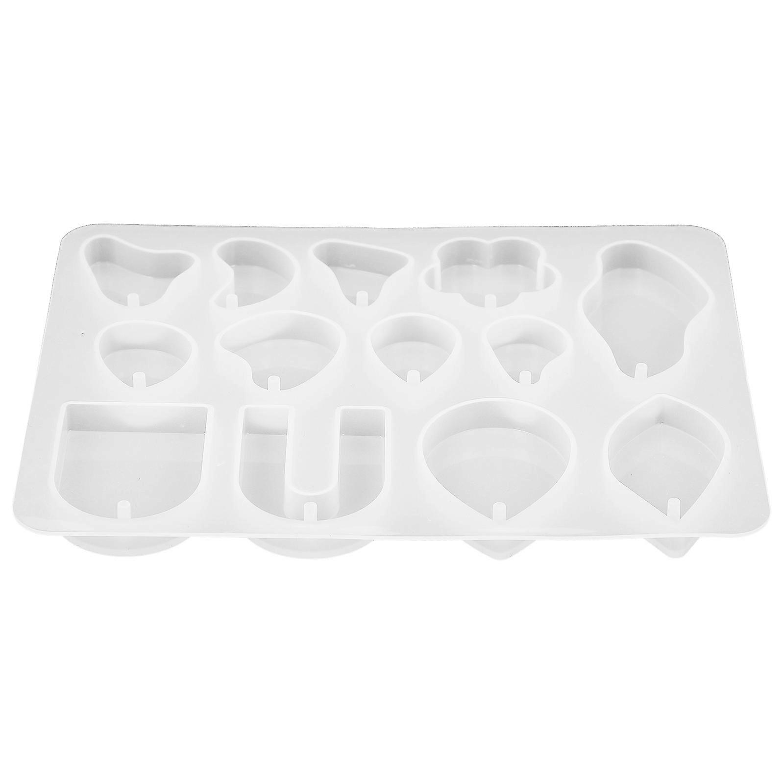 Reusable Earring Making Mold For DIY Hobbyists With Easy To Clean Feature In 13.80X10.50X0.80cm Size 5Pcs