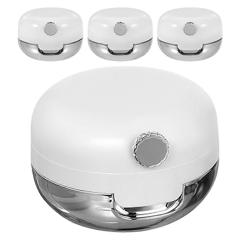 Lip Balm Holder Refillable Lip Balm Jars with Mirror for 16Pcs Storage Use