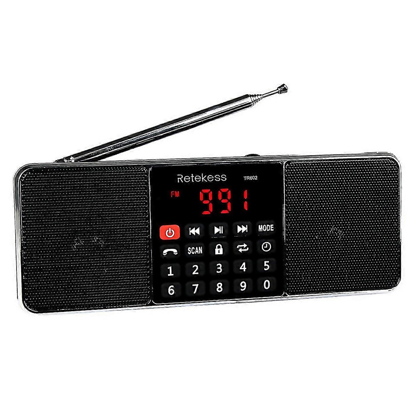 For Retekess Tr602 2 Band Bluetooth Radio Mp3 Player