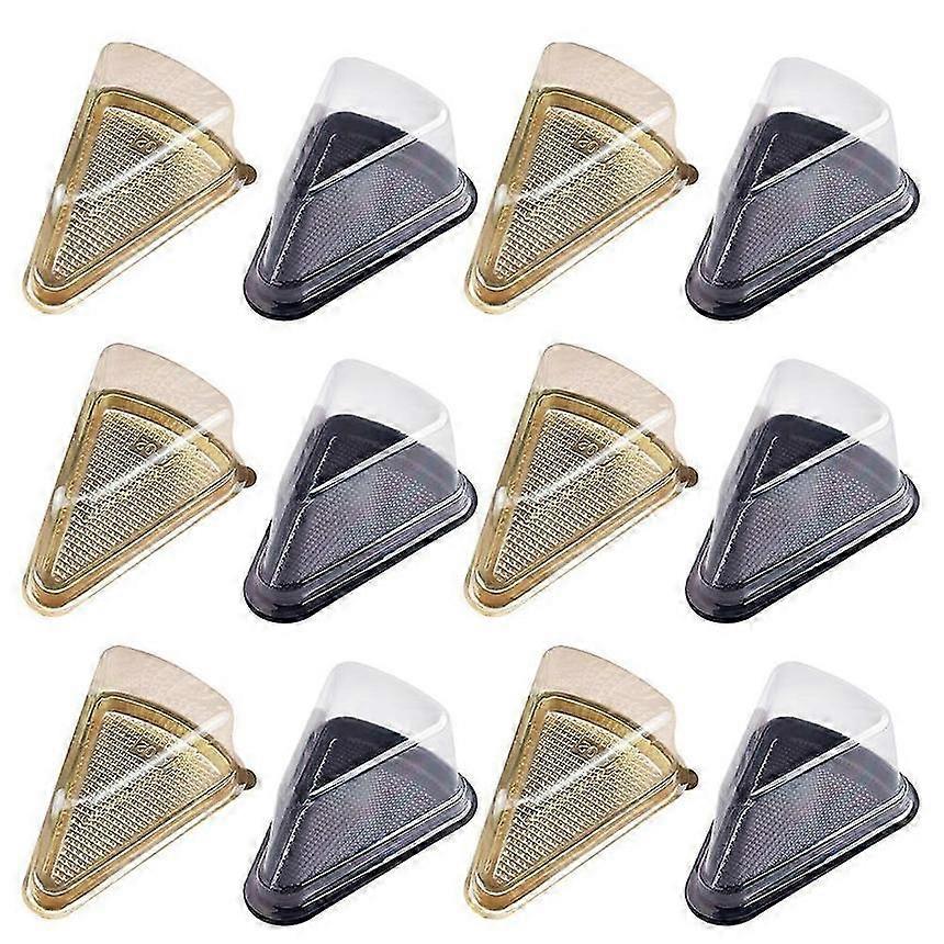 40Pcs Plastic Cake Slice Boxes Containers for Baking Storage
