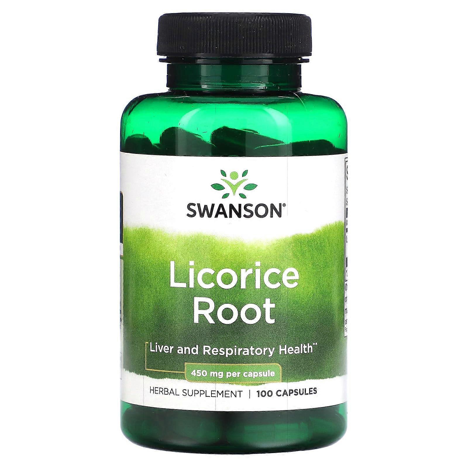 Licorice Root, 450 mg, 100 Capsules