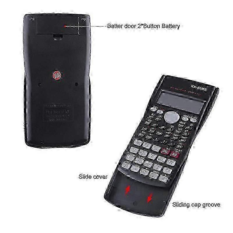 Scientific Calculator with 240 Functions and 2-Line Screen Multi-purpose Portable Student Calculator for Math Teaching 25-26