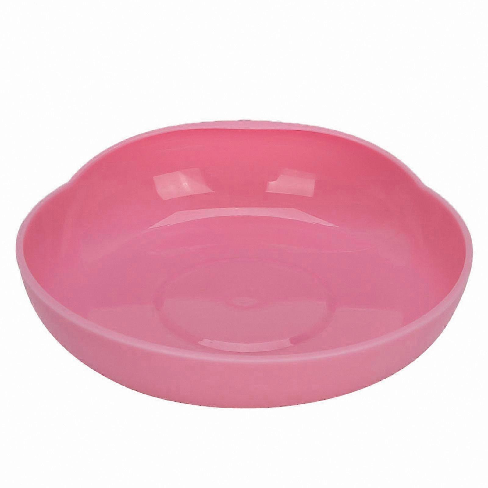 Non-Slip Suction Plate for Seniors and Disabled Users - Spill-Proof Design Red Tableware Solution