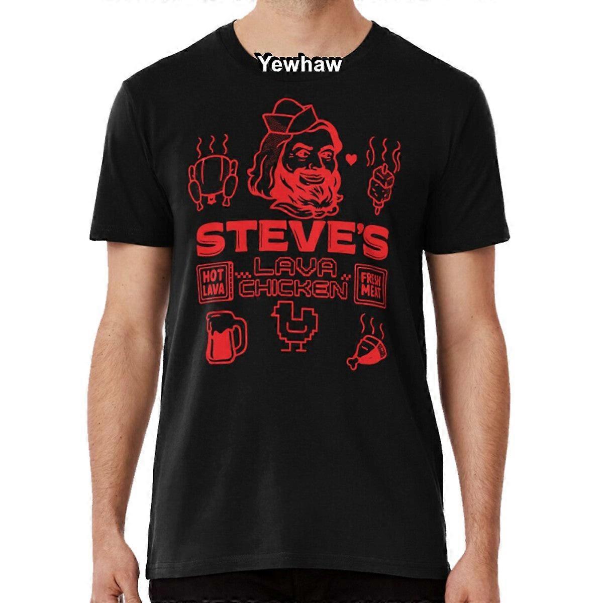 Vtipné tričko Steves Lava Chicken Restaurant