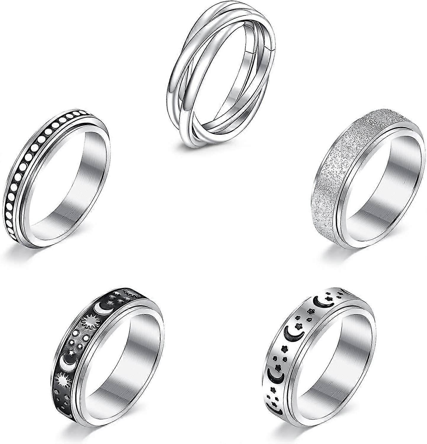 Angstring til kvinder Spinnerring til angst Fidget Angstring Fidget Ring Spinner