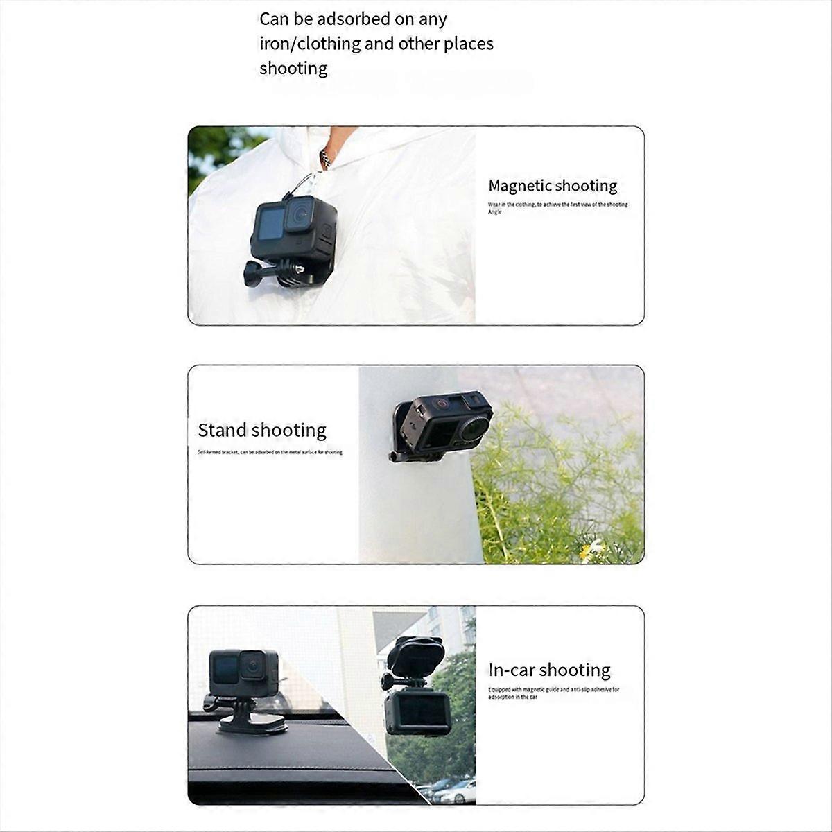 For Insta360 GOPRO Magnetic Bracket for DJI Action4 Accessories