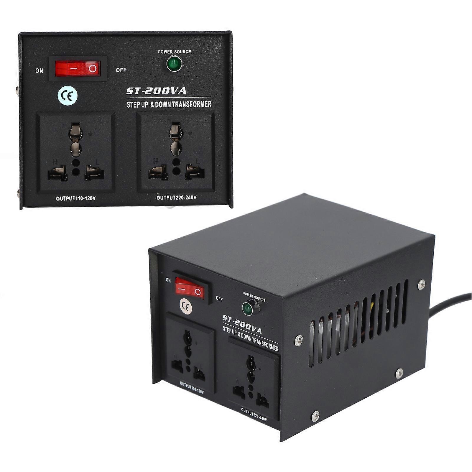 200W Power Voltage Converter Step Up Buck Transformer for Electrical Devices