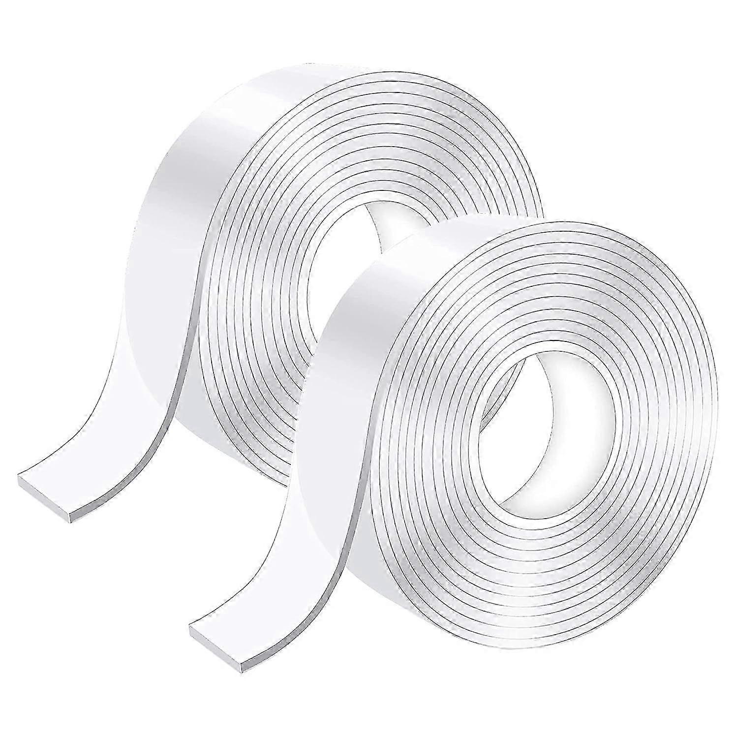 6M Nano Double Sided Tape Heavy Duty, Transparent Reusable Nano Adhesive Tape