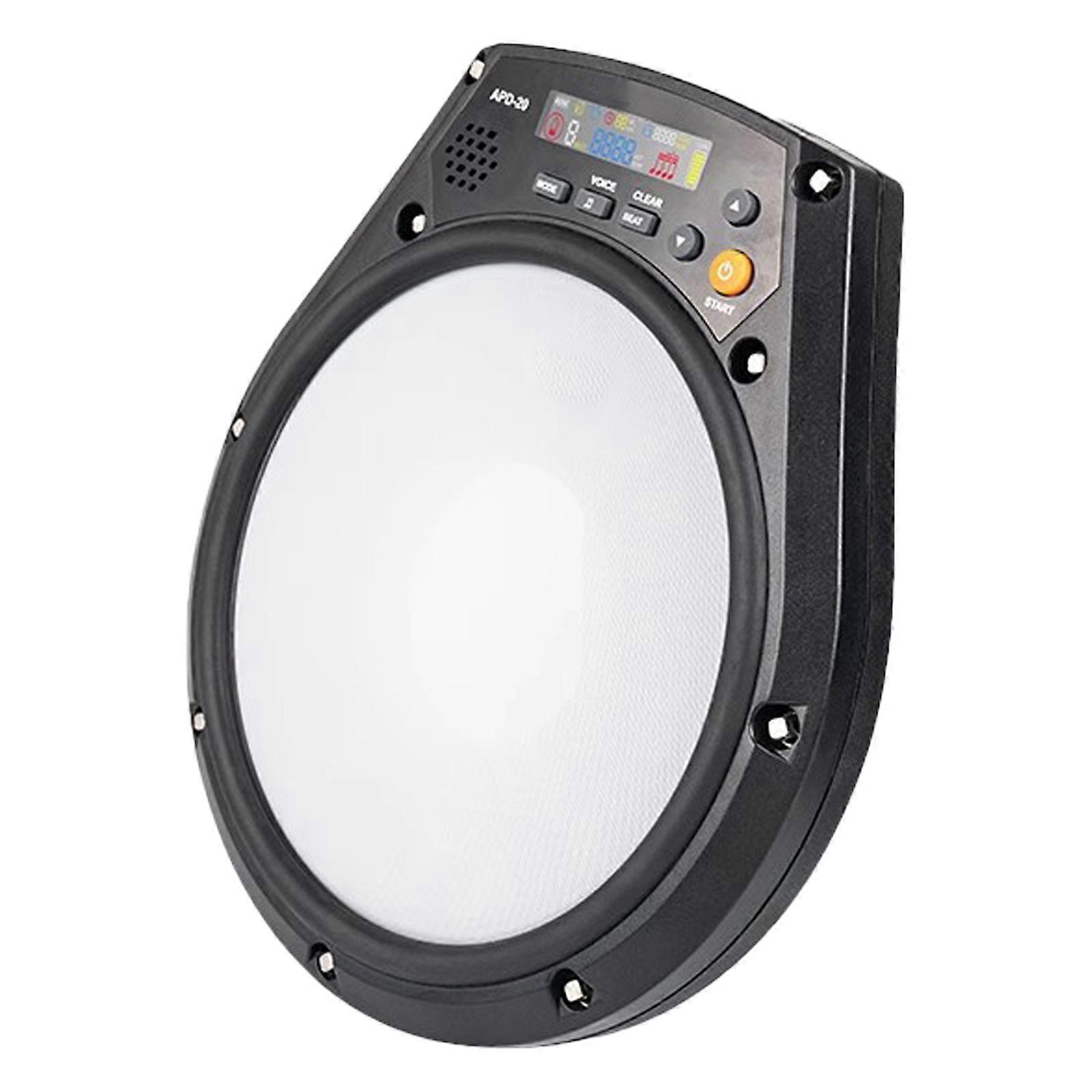 APD-20 Electronic Drum Pad Electronic Mute Drum Beating Board Metronome Training Pad Digital Percussion Exercise Devices Multicolor