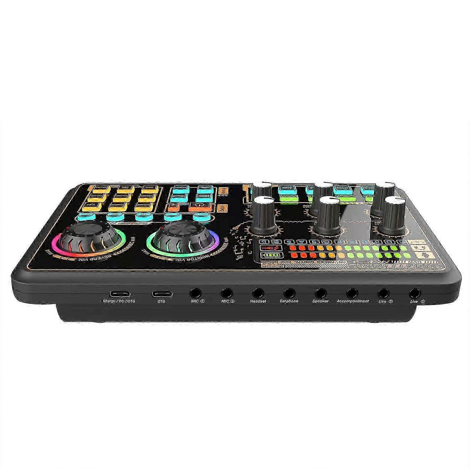 SK600 Multi-Function Digital Audio Mixer with Bluetooth Connectivity & External Sound Card