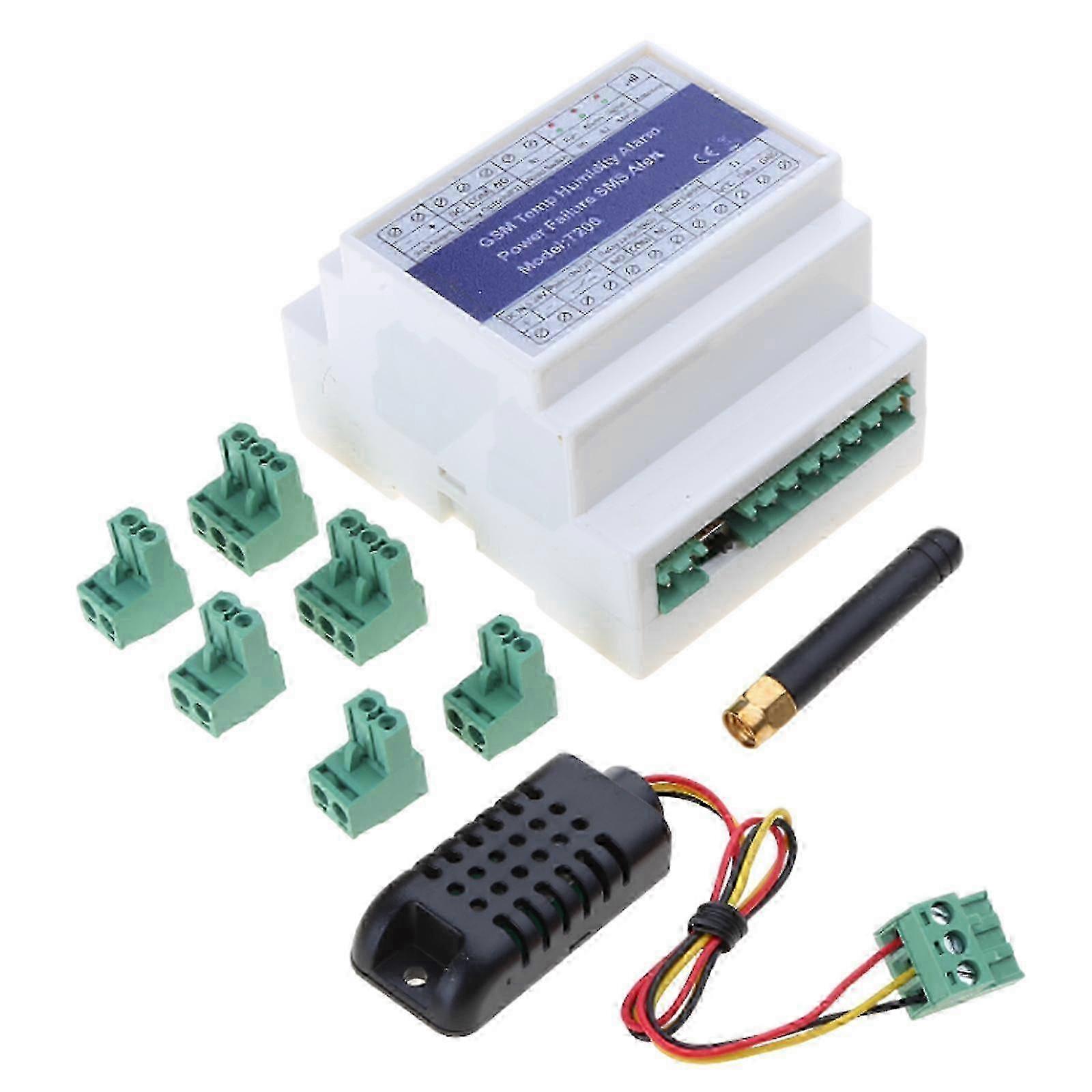 T200 Monitoring Relay GSM 3G 4G Temperature Humidity Power Status Monitoring Relay SMS Alert Alarm for Many Applications