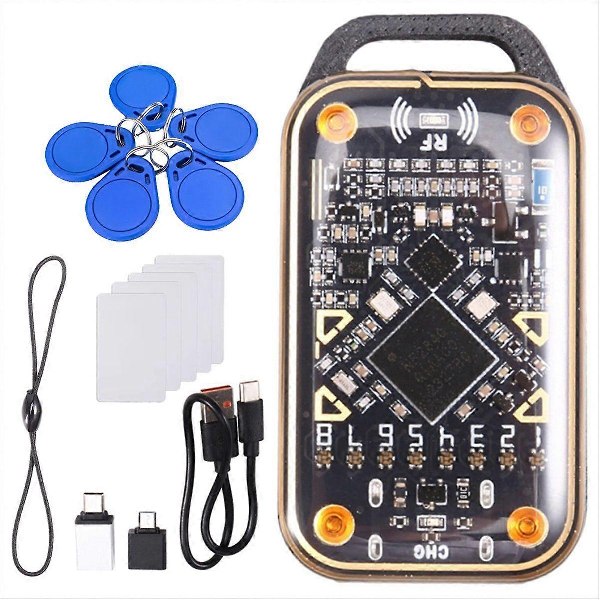 Upgrade Chameleon Ultra Smart Card Emulator+5xUID Card/Keychain RFID Smart Chip Reader 125K 13.56M