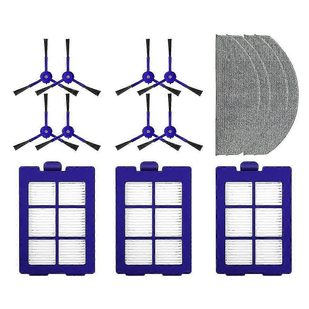 15pcs For Eufy X8 Robotic Cleaner Washable Hepa Filter Side Brush
