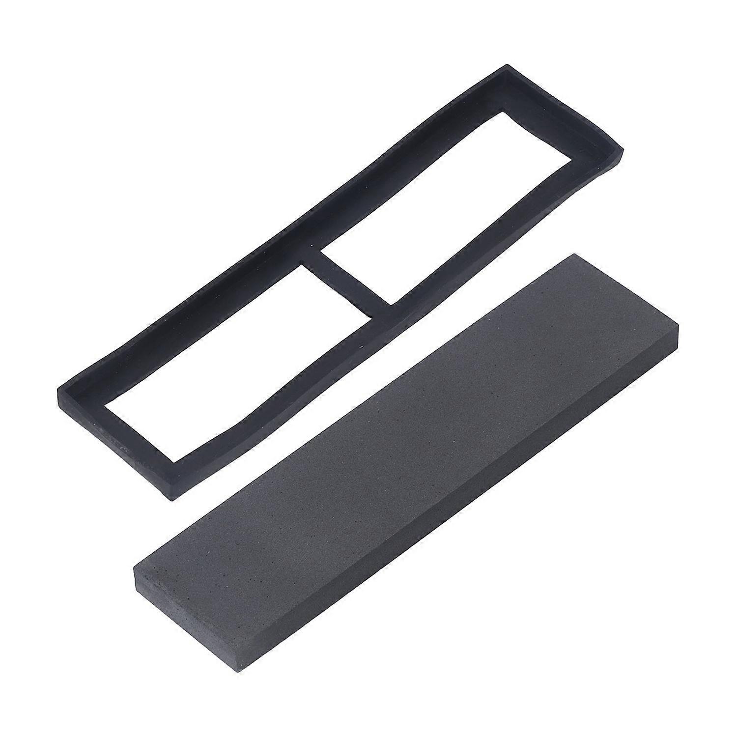 Knife Sharpening Stone with Rubber Base 800 Grit Professional Robust Boron Carbide Blade Whetstone